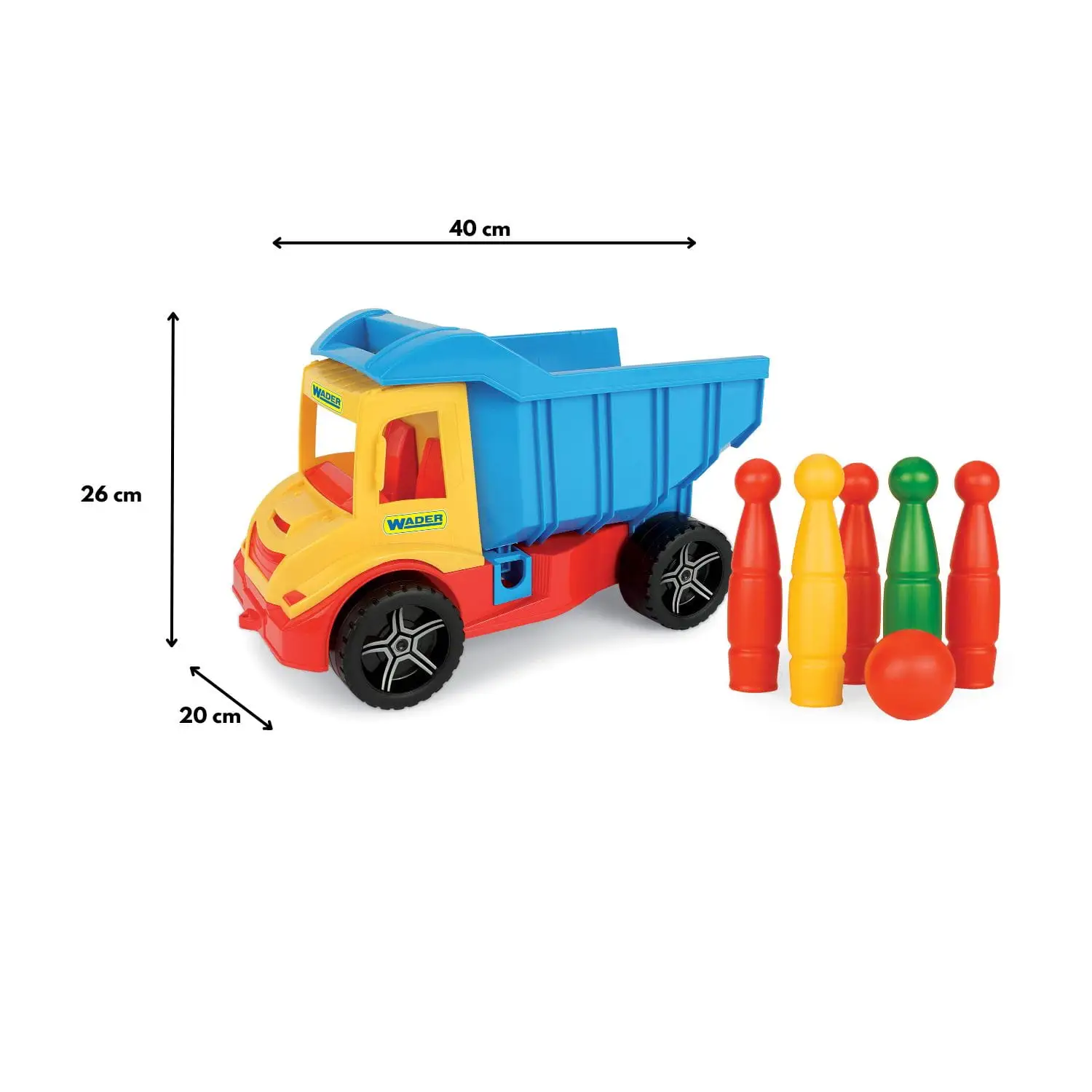 Multi Truck wywrotka z kręglami — 2