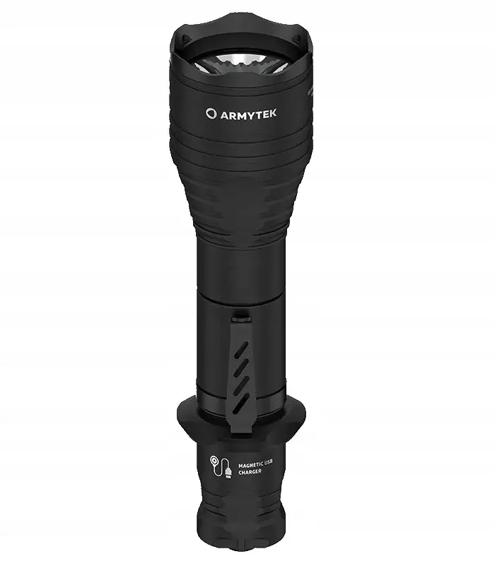 LATARKA SPECJALISTYCZNA TAKTYCZNA VIKING PRO USB WARM AKUMULATOROWA 2050 LM — 2