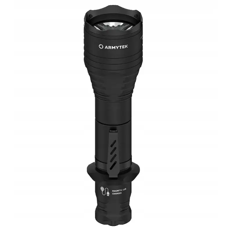 LAMPKA AKUMULATOROWA LATARKA DO BRONI TAKTYCZNA VIKING PRO USB COLD 2200LM — 2