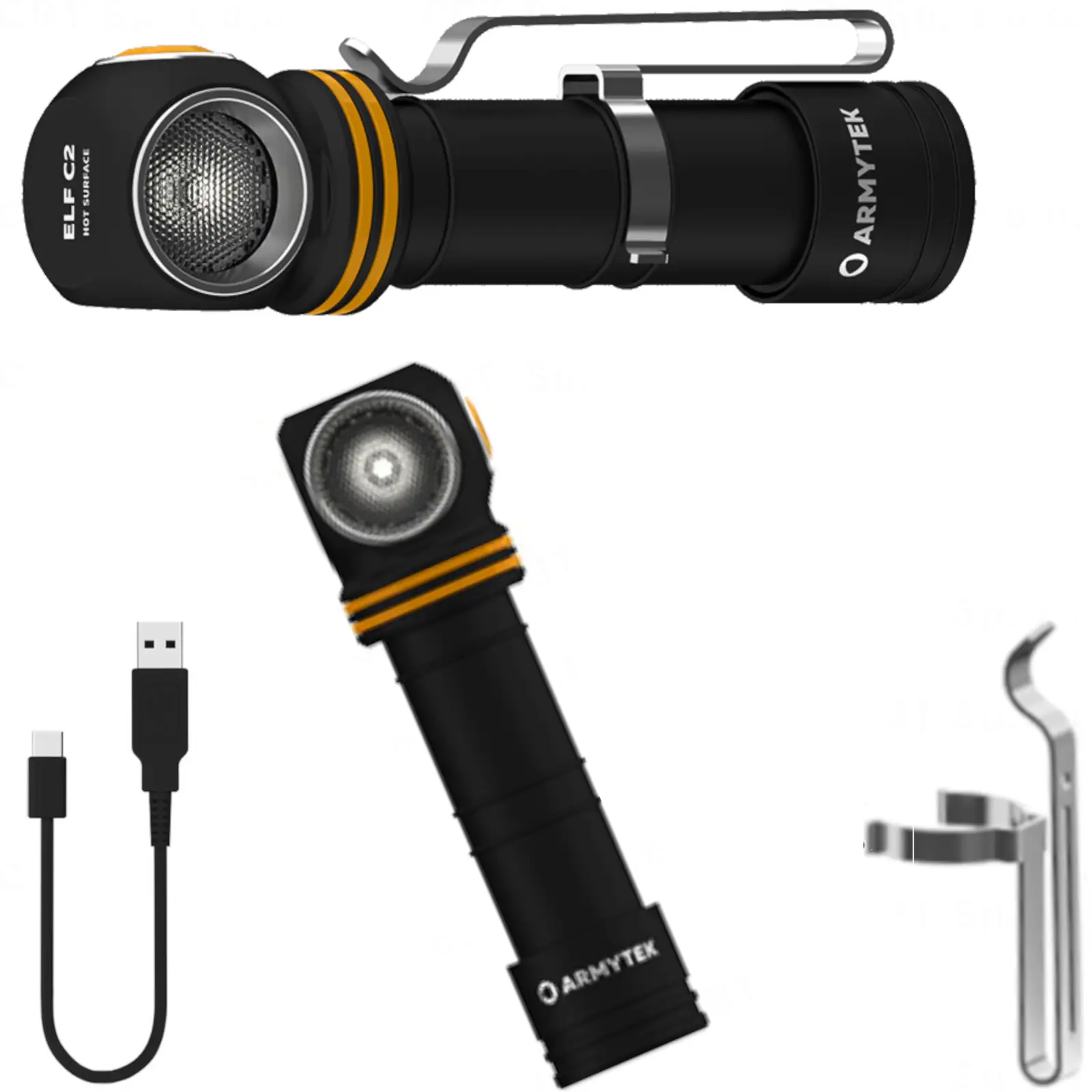 LATARKA AKUMULATOROWA CZOŁOWA SPORTOWA UNIWERSALNA KEMPING ARMYTEK USB-C