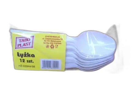 łyżki jednorazowe 12szt.