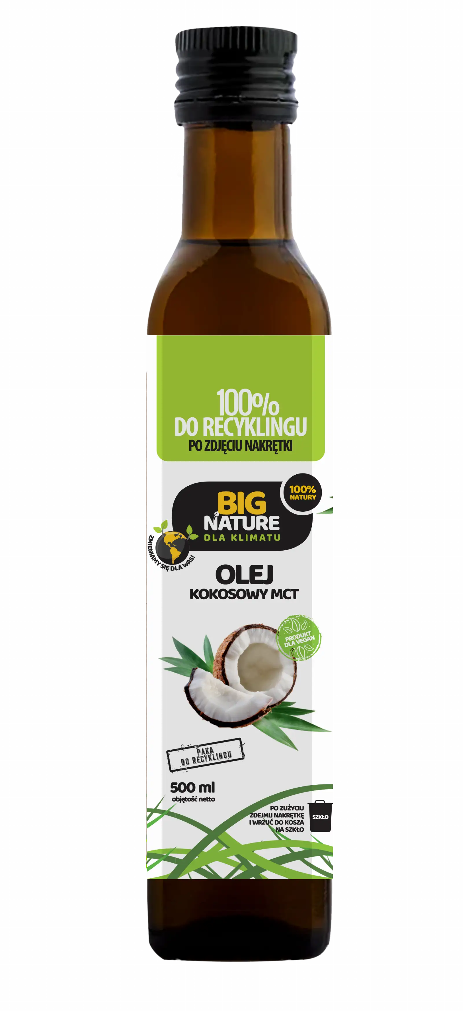 Olej kokosowy MCT 500ml - BIG NATURE