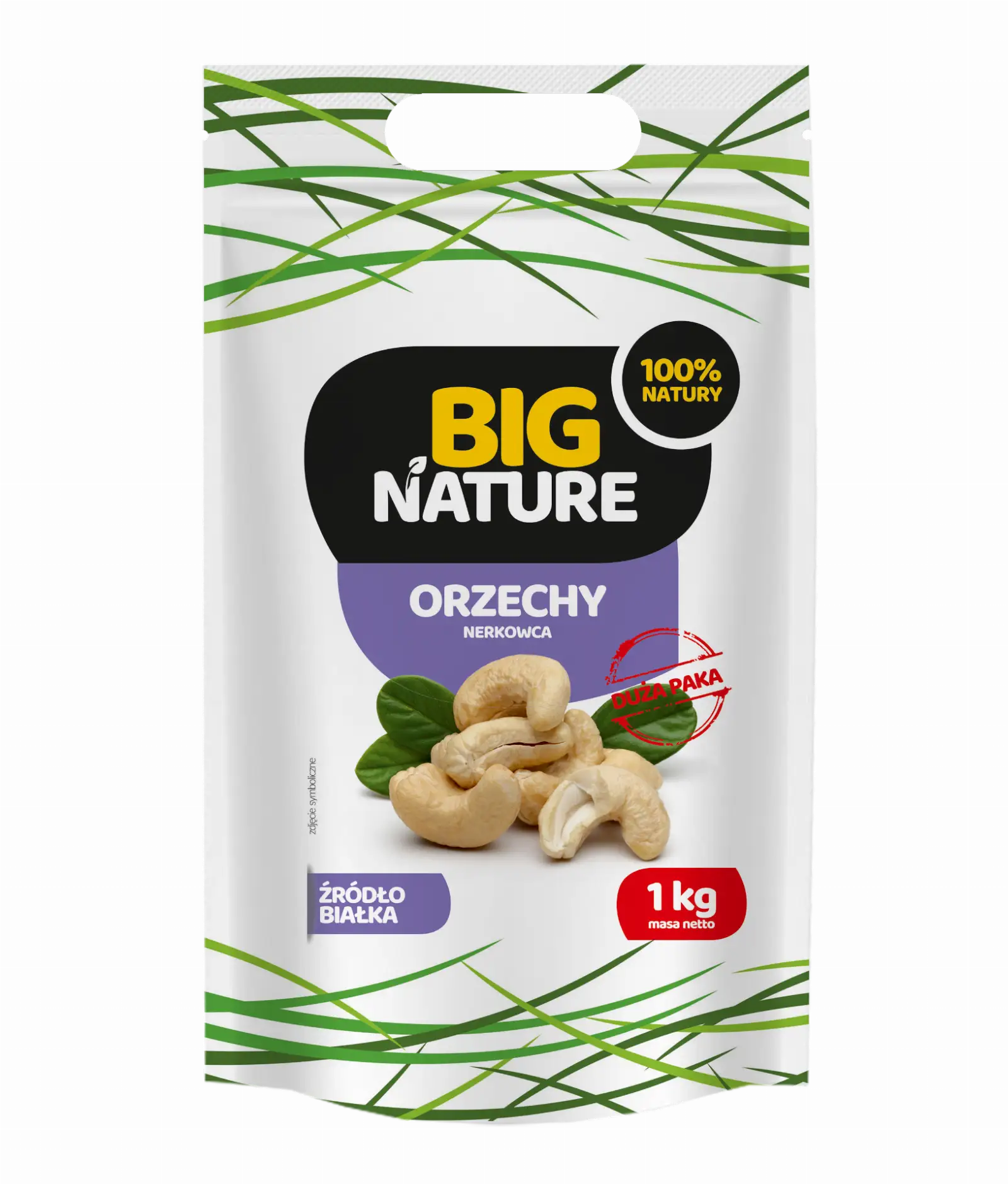 Orzechy nerkowca 1kg Duża Paka - BIG NATURE — 2