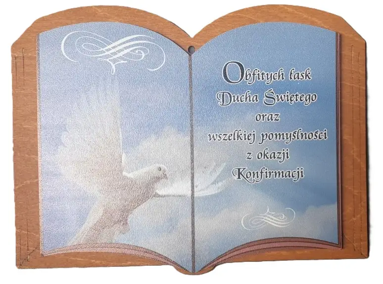 książeczka ozdobna BIERZMOWANIE  20 x 15,5 cm    P705