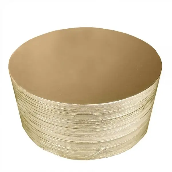 podkład złoty 100szt. okrągły 18cm | 92-82