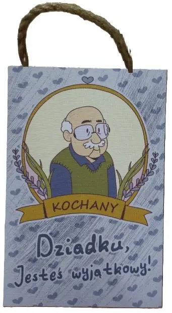 tabliczka / obraz do zawieszenia 20x30  KOCHANY DZIADKU