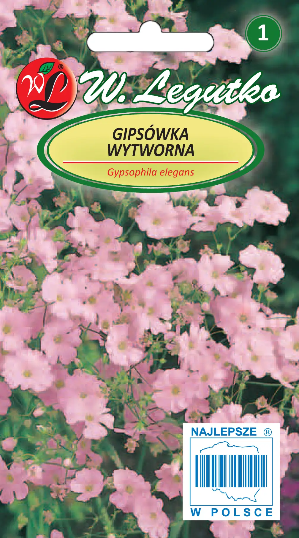 Nasiona Gipsówka wytworna różowa, 1g