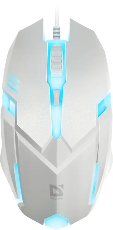 MYSZ DEFENDER CYBER MB-560L BIAŁA 7 KOLORÓW PODŚWIETLENIA 1200dpi 3P