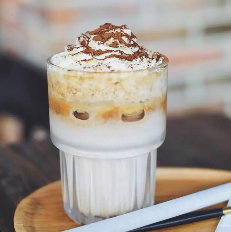 szklanki 320ml zdobione do kawy latte drinków  whisky 6szt. | SZK20