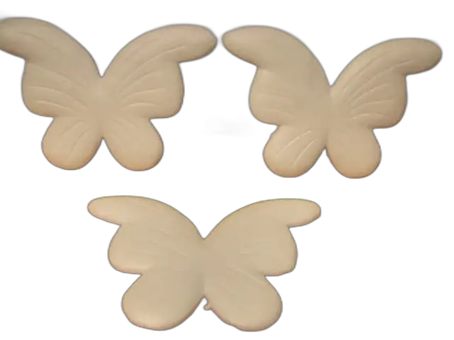 motyl 3szt.  biały styropianowy 20cm  | 832998