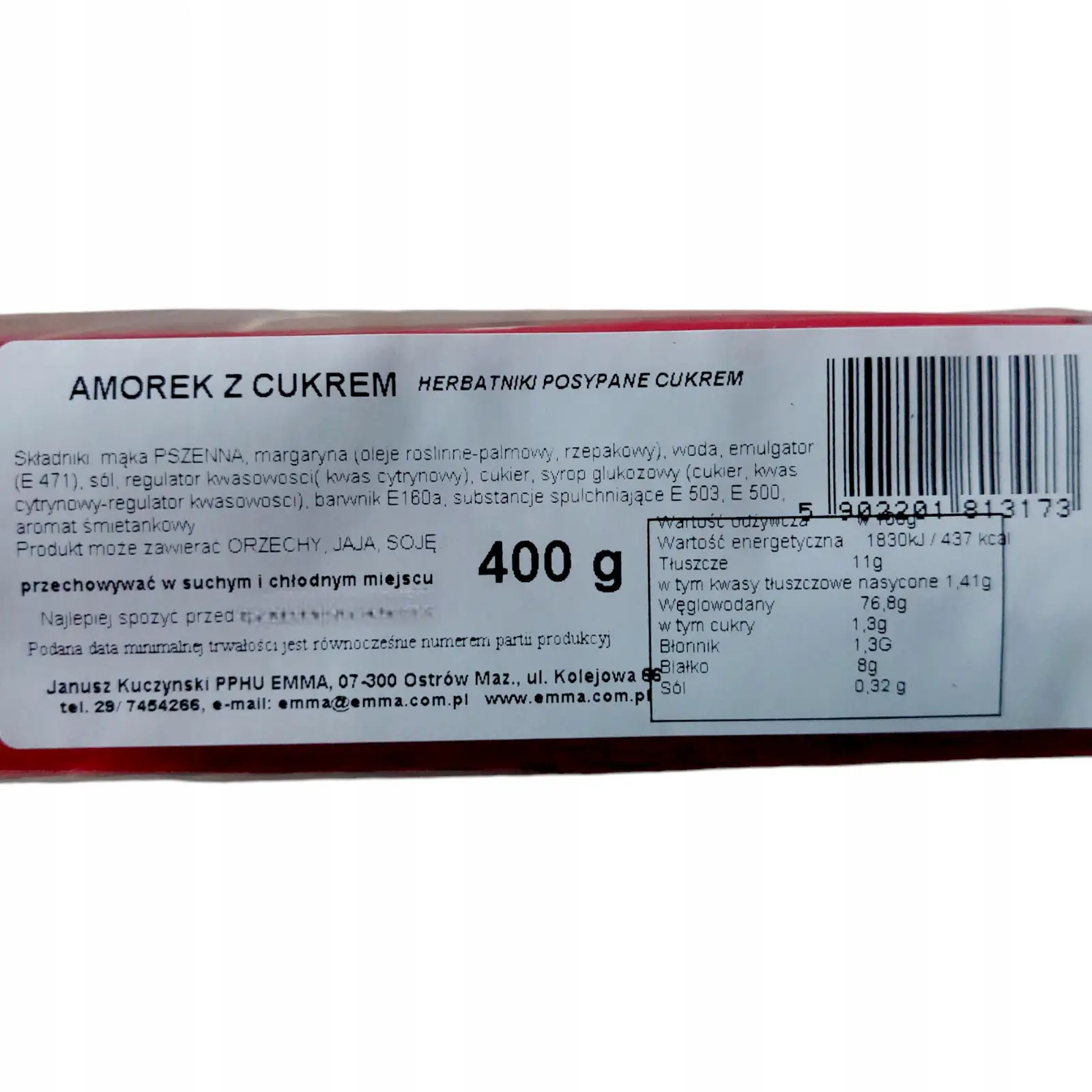 Ciastka herbatniki posypane cukrem 400g Amorek z cukrem — 2