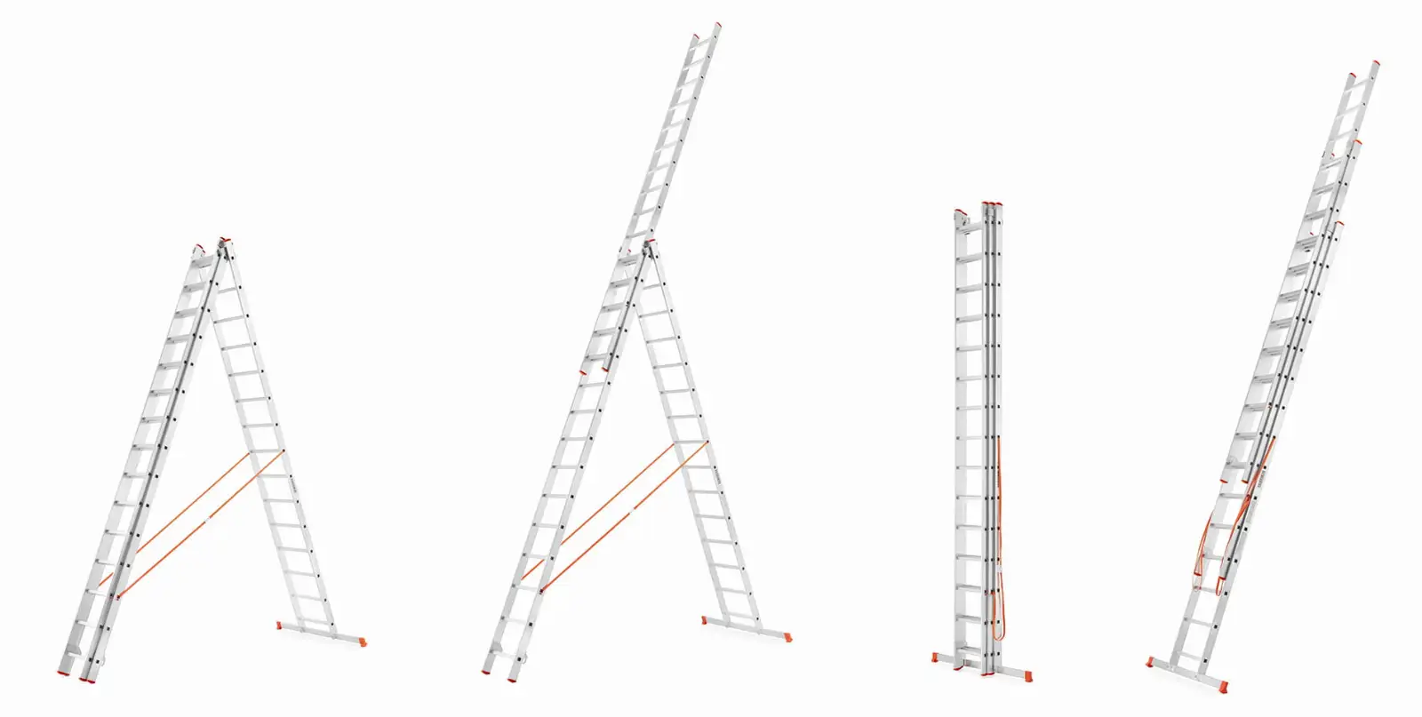 Drabina aluminiowa profesjonalna wielofunkcyjna HIGHER 3x14 seria 73PRO — 7
