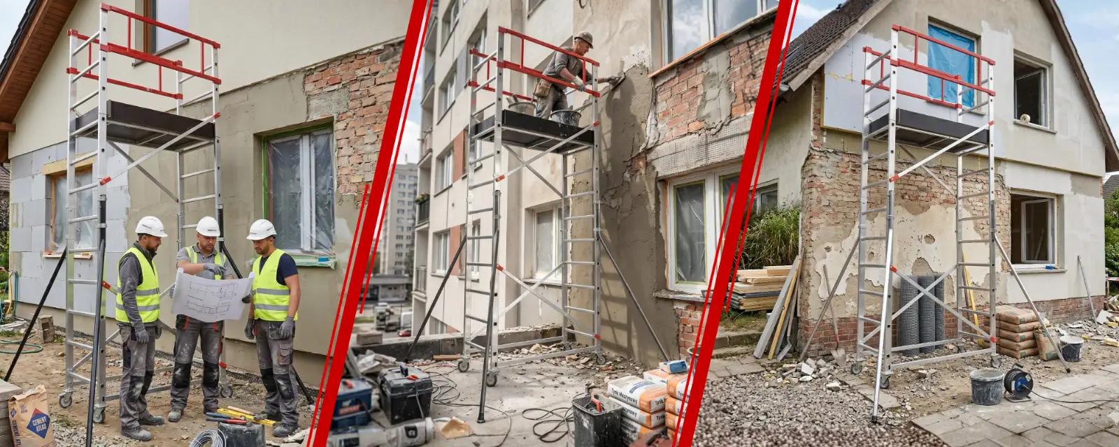 Rusztowanie jezdne GIERRE G-TA1900FL 4,8 m modułowe profesjonalne — 10