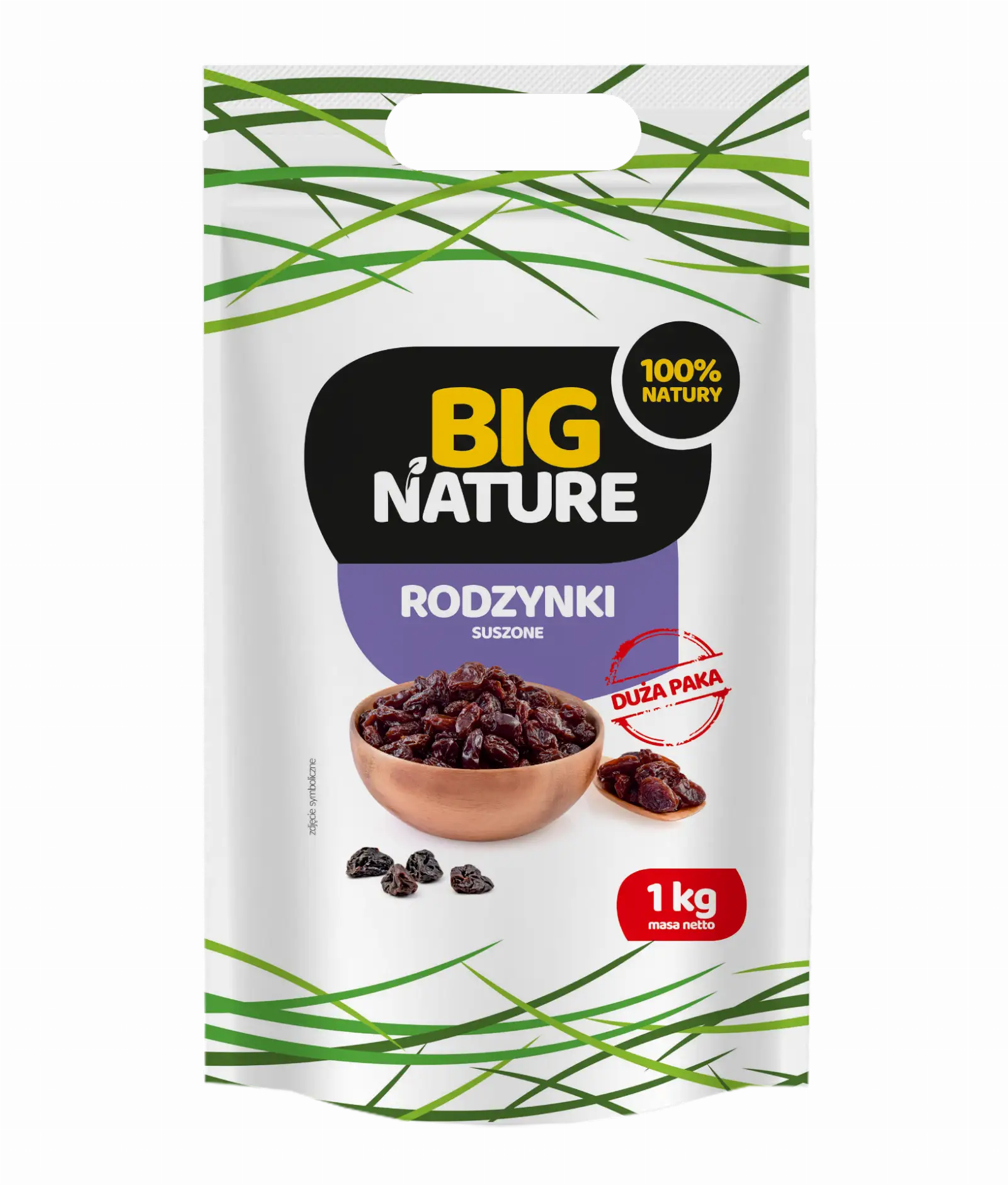 Rodzynki 1kg Duża Paka - BIG NATURE — 2