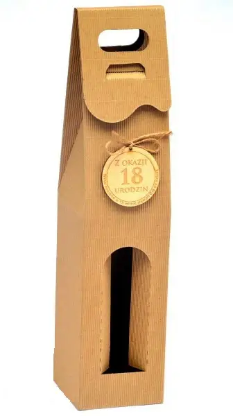 pudełko kartonowe  na alkohol 39x9x9cm 5szt. 18 LAT | RS8szare