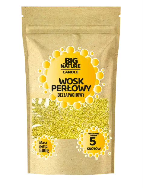 Wosk Perłowy Żółty 500g