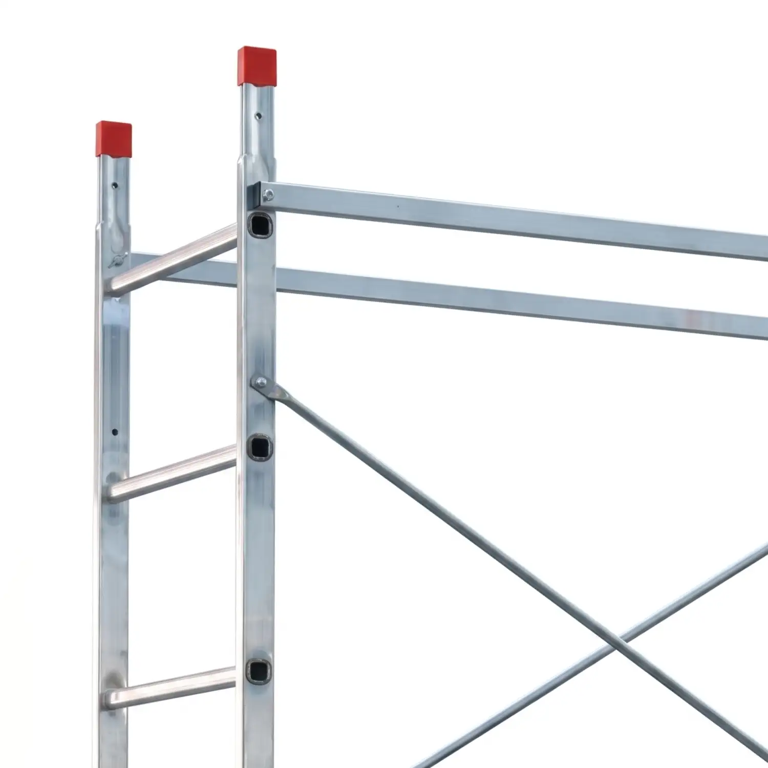 Rusztowanie aluminiowe jezdne przejezdne GIERRE Easy 400 G-FA400EY 3,95 m modułowe — 3