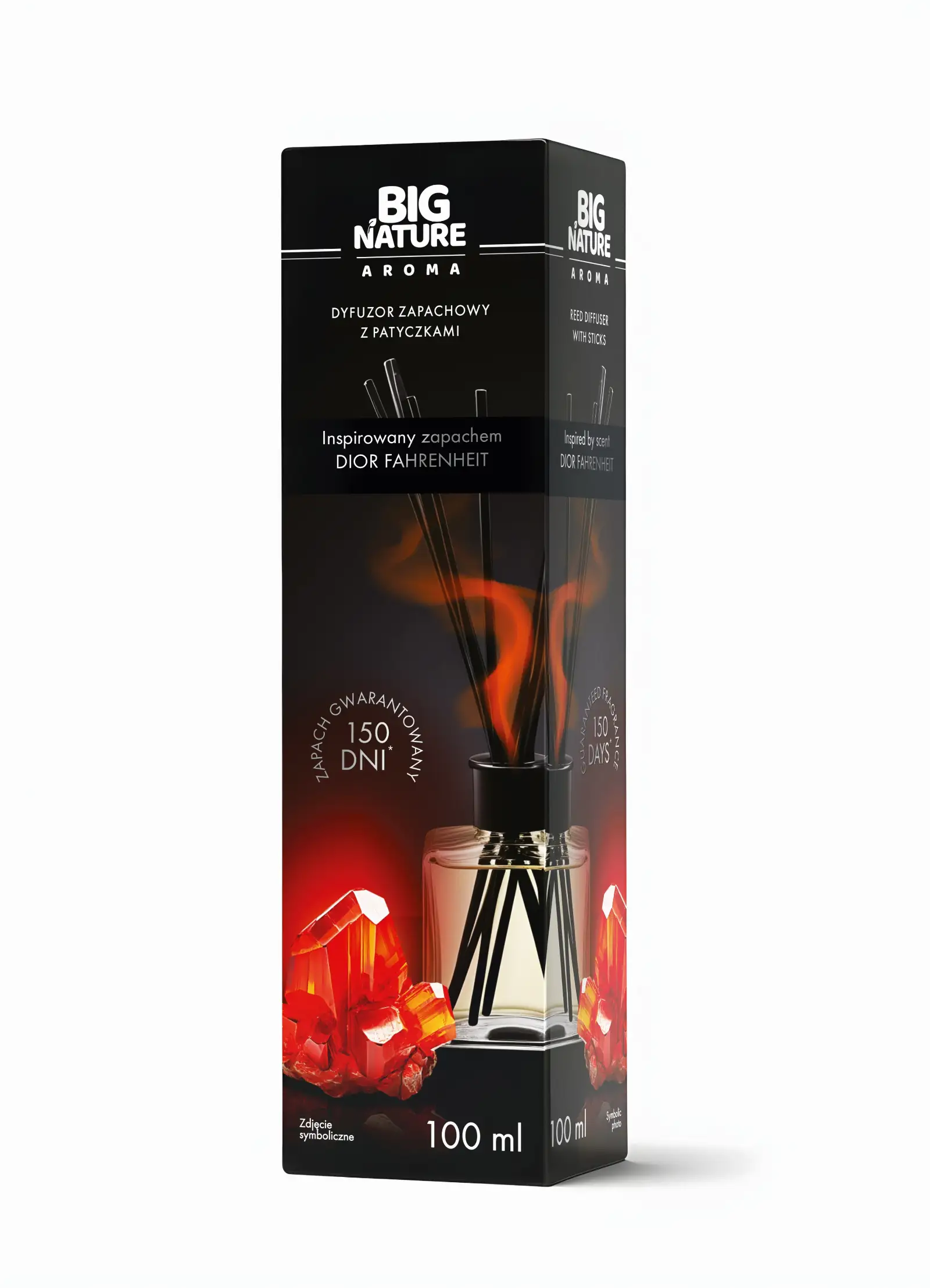Dyfuzor Zapachowy z Patyczkami - Inspirowany Zapachem DIOR FAHRENHEIT 100ml — 3