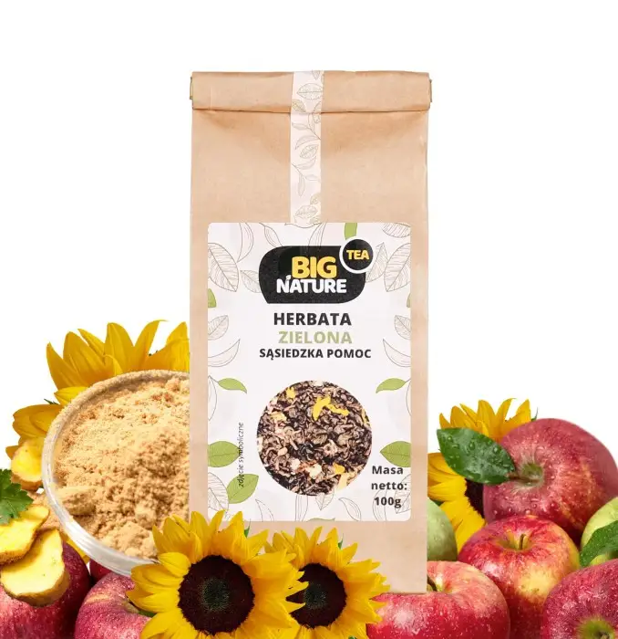 Herbata zielona SĄSIEDZKA POMOC 100g - BIG NATURE