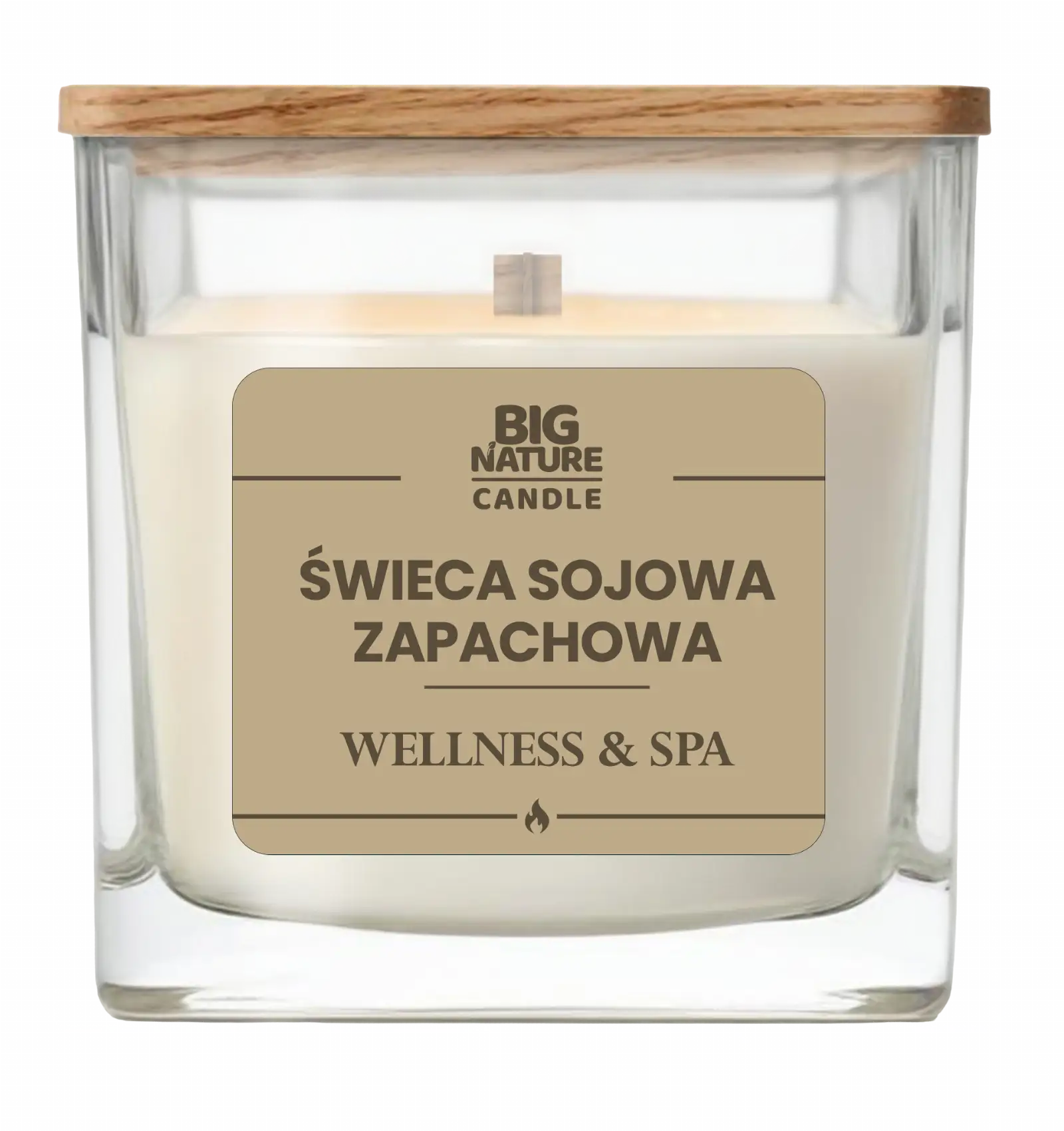 Świeca sojowa o zapachu WELLNESS&SPA 220g
