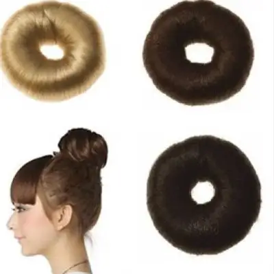 wypełniacz donut do koka  włosy  czarne — 2