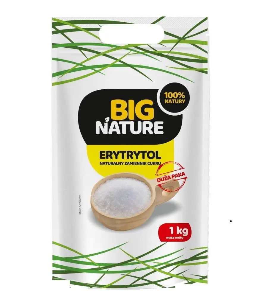 Erytrytol 1kg Duża Paka - BIG NATURE — 2