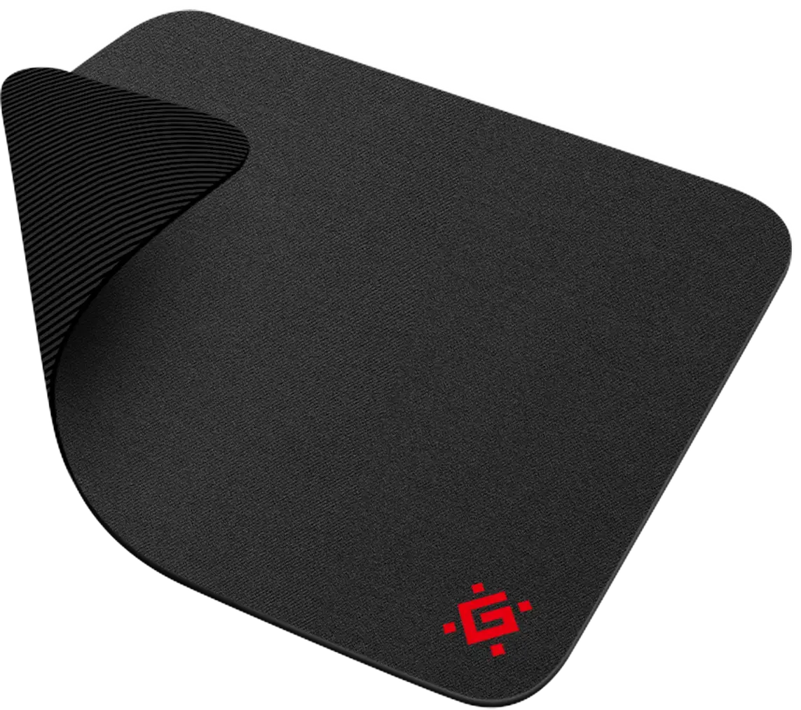 PODKŁADKA DEFENDER GAMING BLACK CLOTH+RUBBER 250x200x3mm — 2