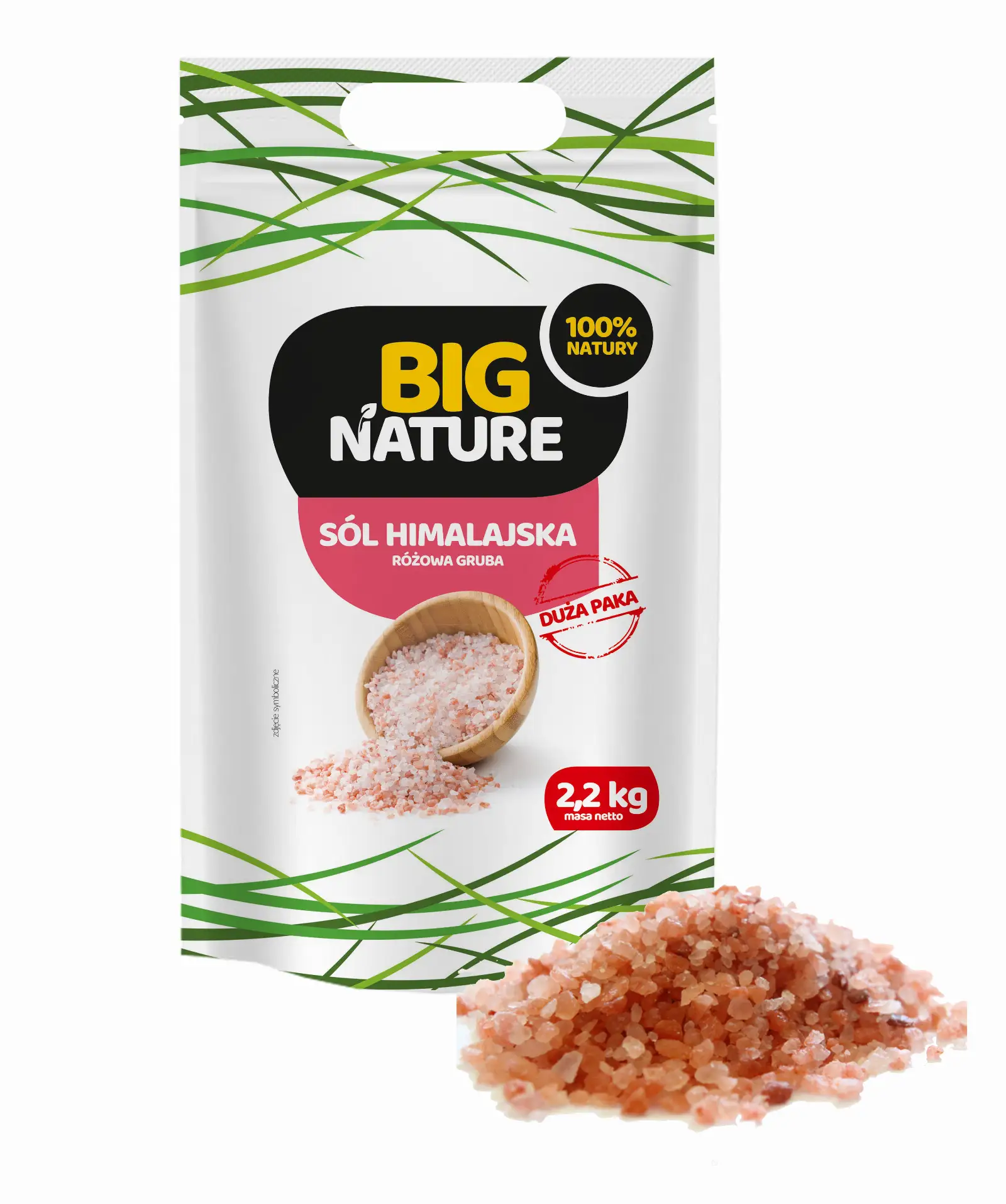 Sól himalajska różowa gruba 2,2kg