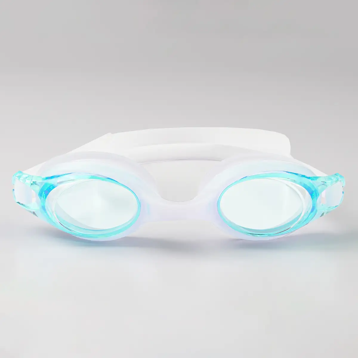 Okulary do pływania nurkowania snorkelingu pływackie błękitne dla dzieci i młodzieży — 3