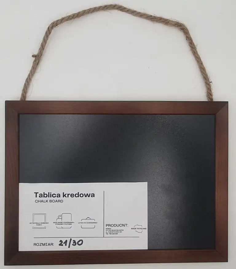 tablica kredowa 21 x 30 cm