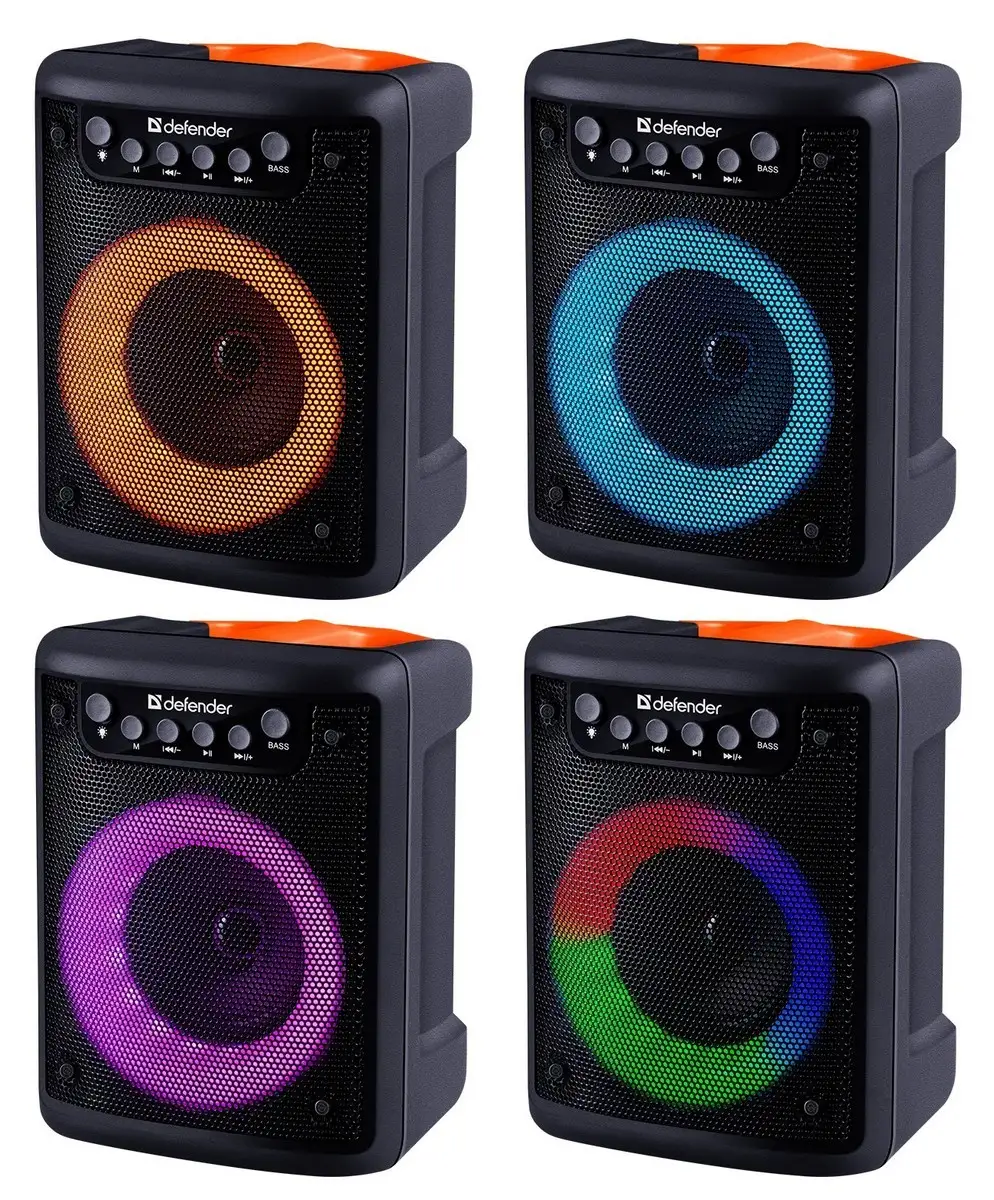 GŁOŚNIK DEFENDER FUNKY BLUETOOTH 10W BT5.3 AUX FM MP3 USB microSD — 2