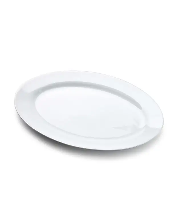 półmisek owalny biała porcelana BASIC 30x20xh2.2cm