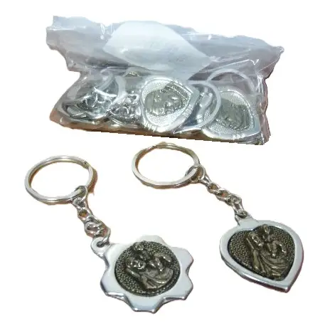 Brelok metalowy Św. Krzysztof 10 szt. — 2