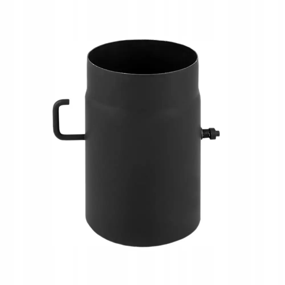 Zestaw przyłączeniowy do pieca kominka fi 150 mm rury kolano rozeta szyber — 6