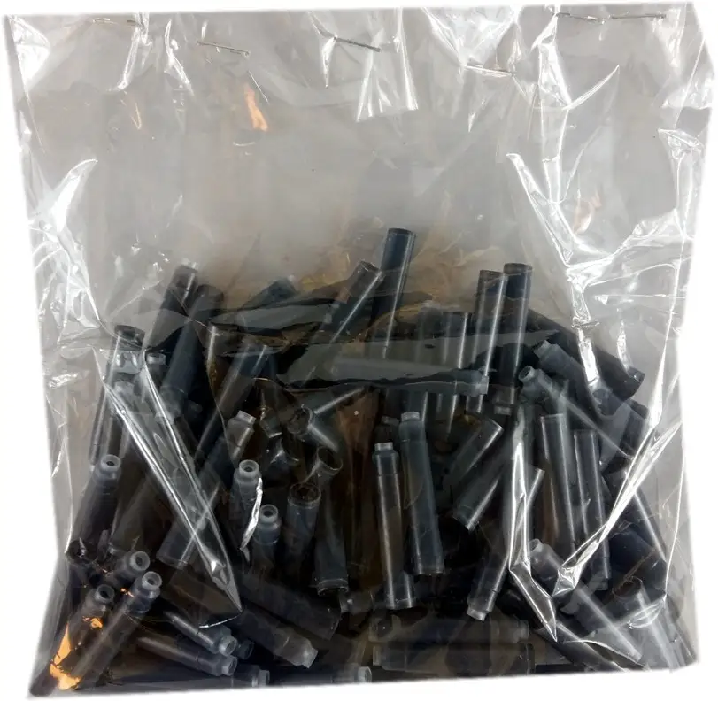 naboje do piór wiecznych ok.100 szt. czarny 150g w worku | NB-013TR-1