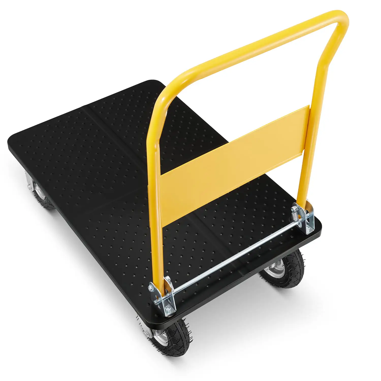Wózek magazynowy transportowy składany pompowane koła HIGHER PRO 300kg LH10-300-P — 6