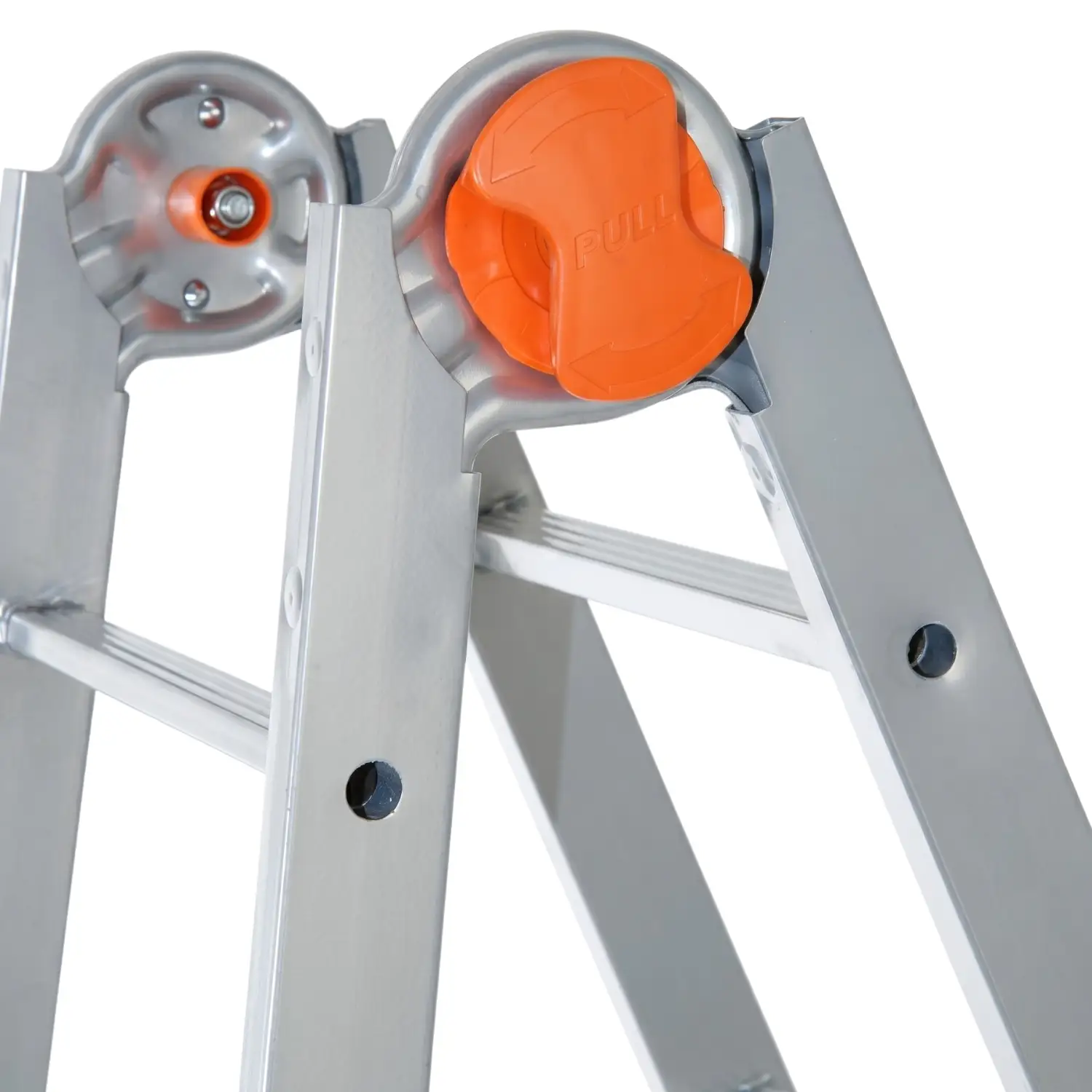 Drabina stalowa teleskopowa 5,2 m GIERRE 4x5 na schody przegubowa  125 kg — 4