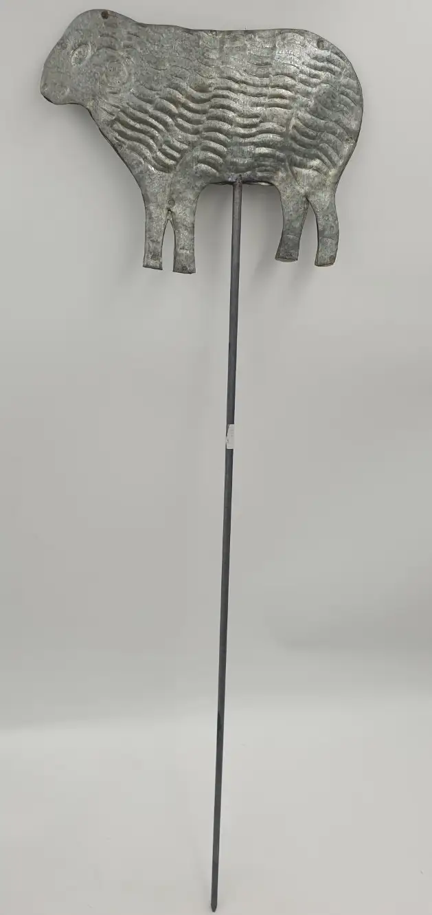 ozdoba metal na piku baranek 60cm