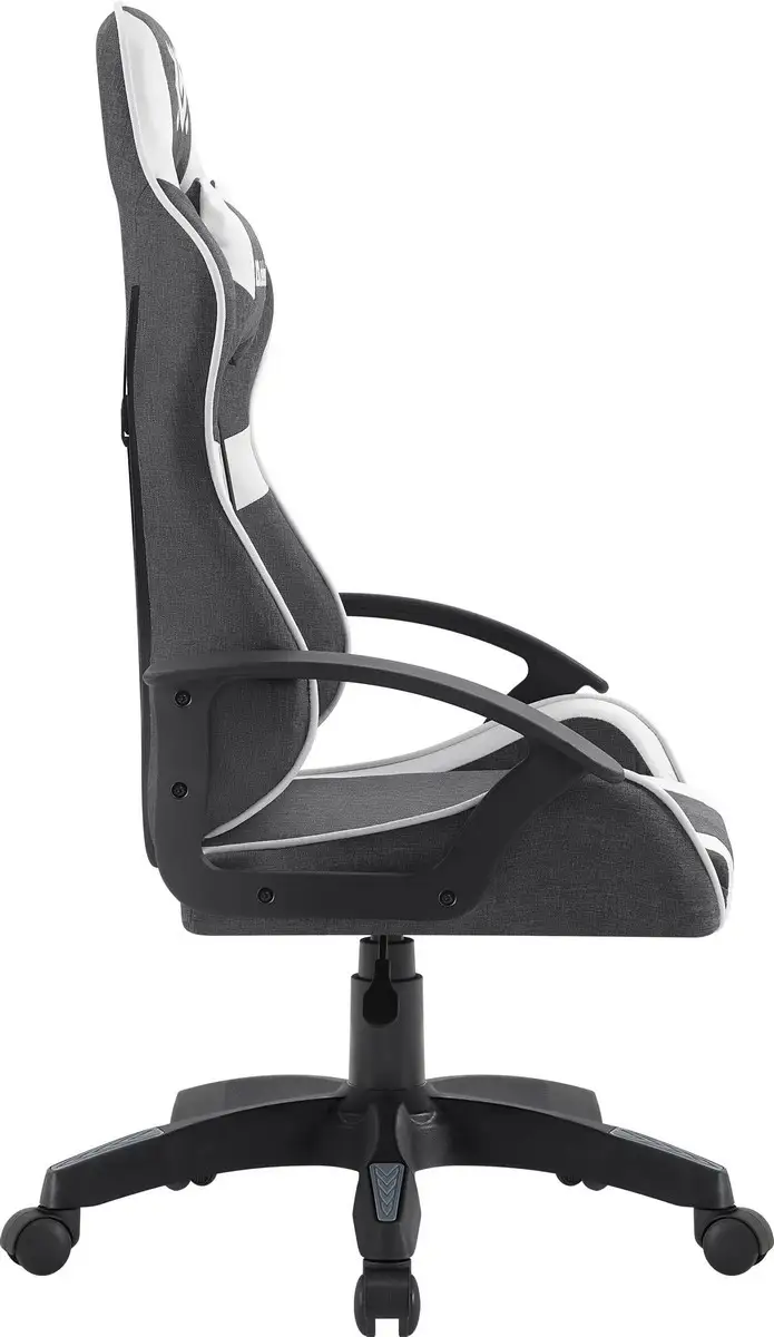 FOTEL DEFENDER IBIS BIAŁO-CZARNY GAMING — 14