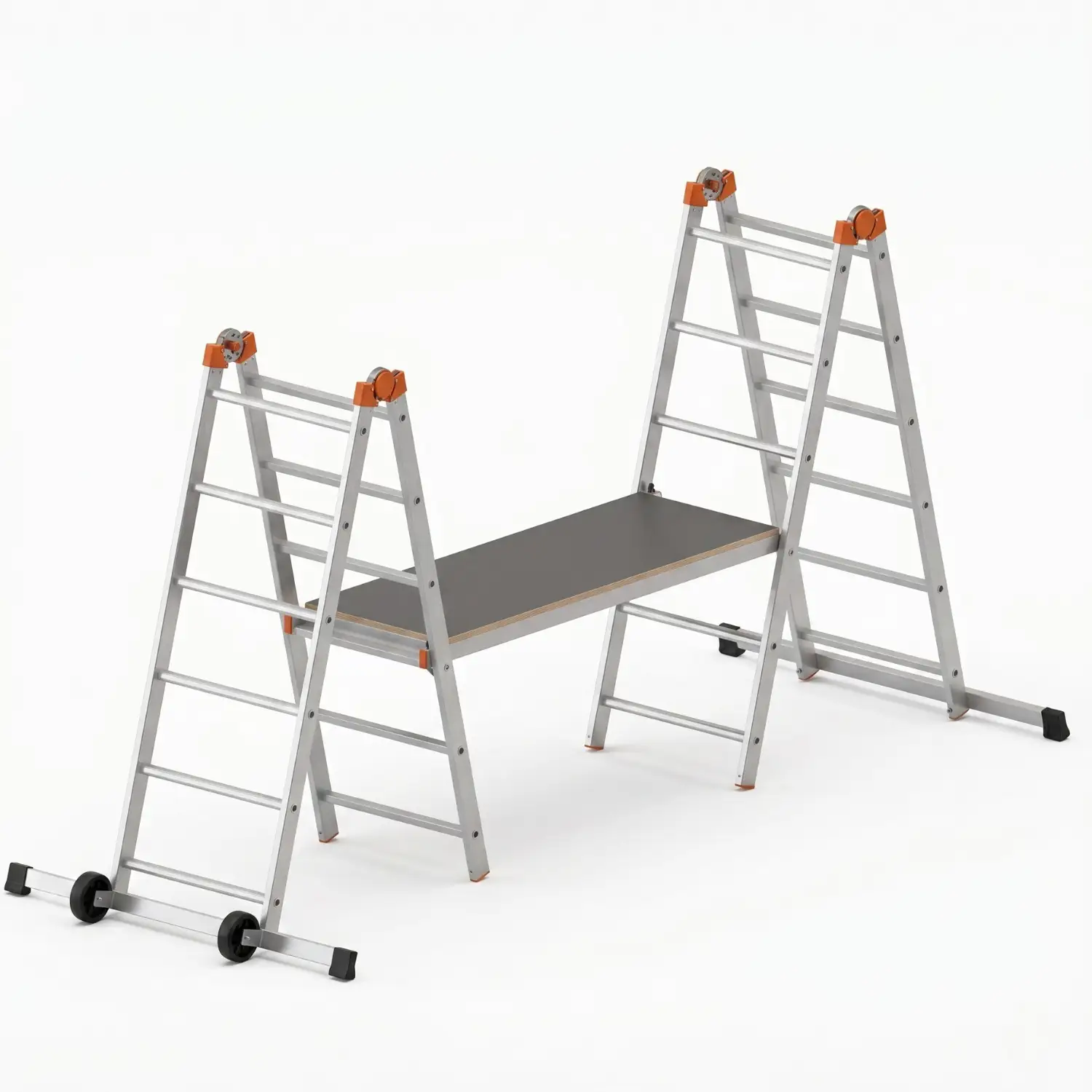 Rusztowanie przegubowe jezdne 4w1 GIERRE Fast&Lock G-FA200FL 3,9 m modułowe — 3