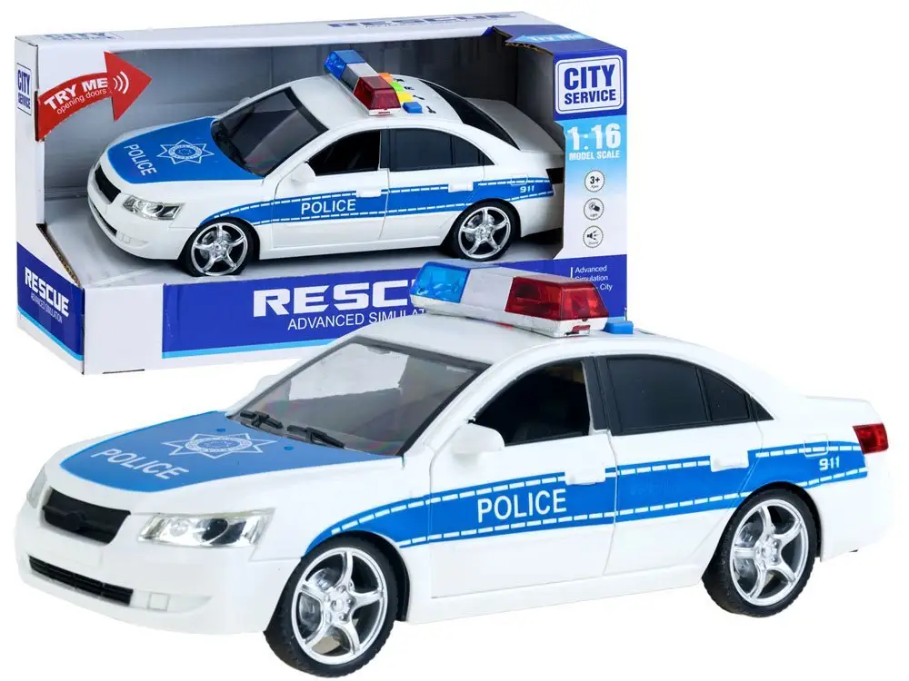 auto 1:16 światło i dźwięk  POLICJA | ZA2118