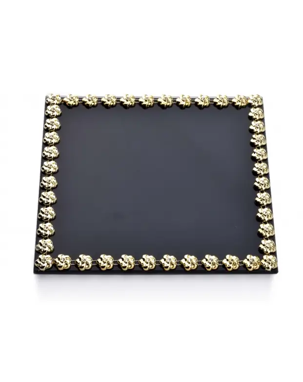 ELIA BLACK podstawka  20x20xh1cm