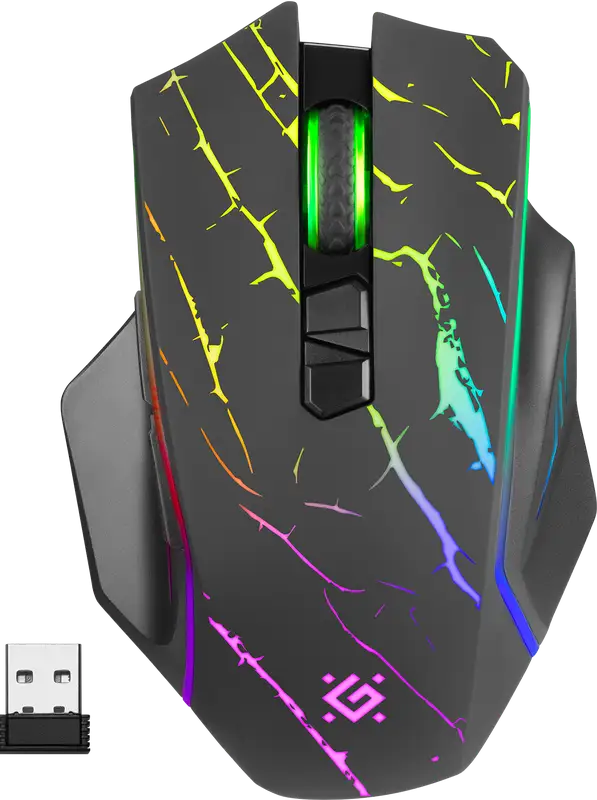MYSZ DEFENDER GM-503 URAN OPTIC RF RGB 3200dpi 8P