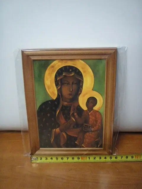 obraz w drewnianej ramie 13/18 - religijny — 2