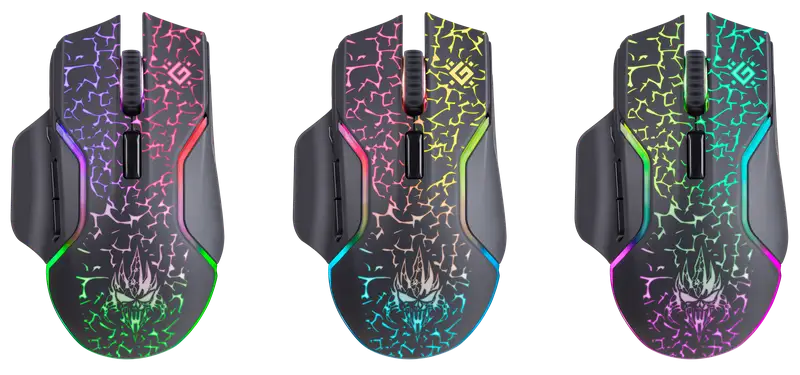 MYSZ DEFENDER GM-067 ONESHOT OPTIC RF RGB 3200dpi 7P — 6