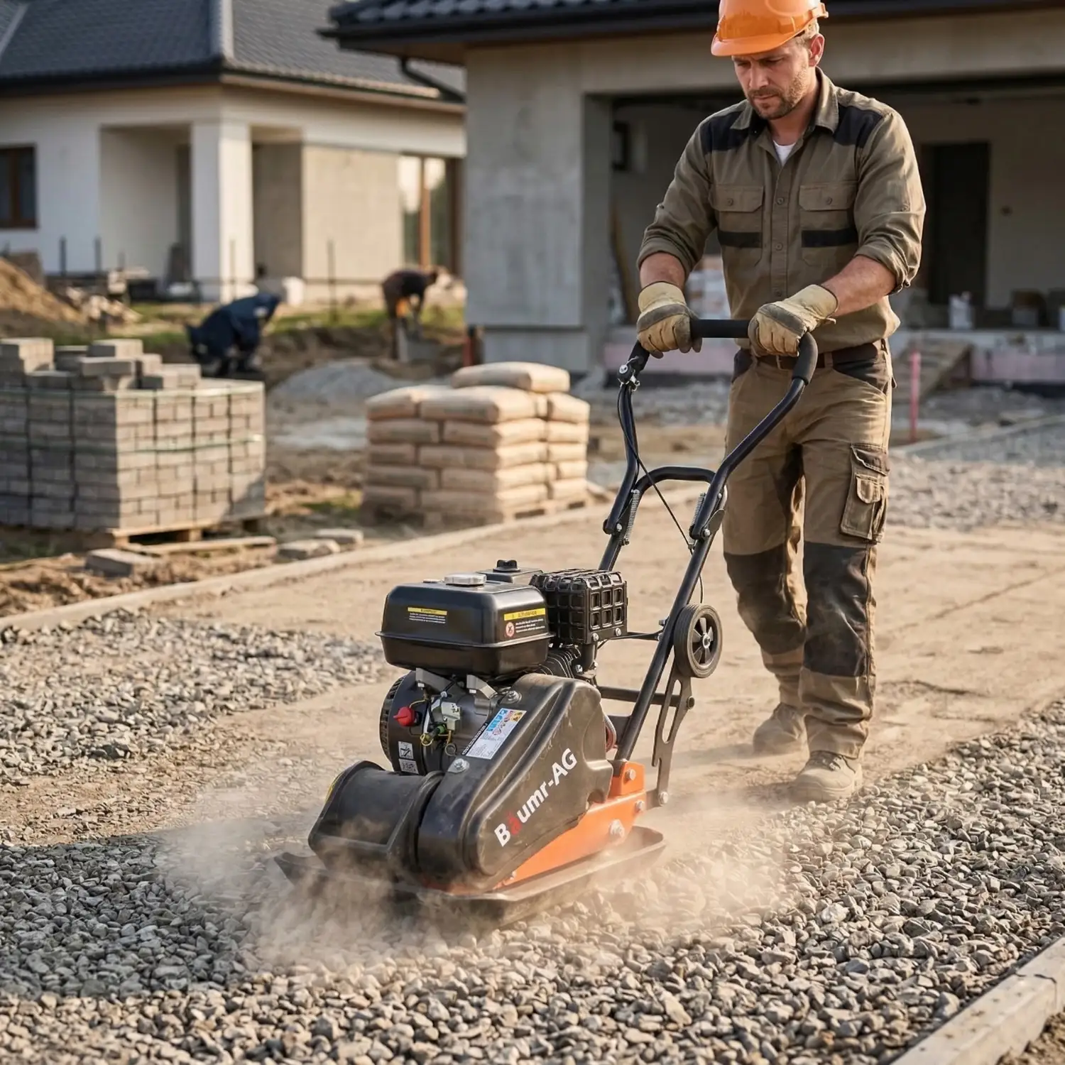 Zagęszczarka gruntu ubijak BAUMR-AG 90 kg silnik BRIGGS & STRATTON GRATISY — 6