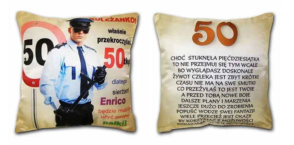 Poduszka - Koleżanko! Solenizantko właśnie przekroczyłaś 50   -    S6 — 2