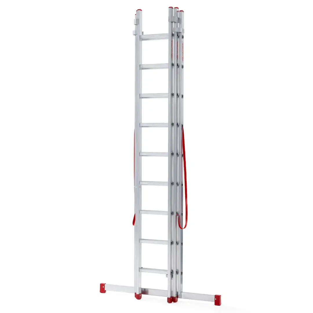 Drabina aluminiowa składana profesjonalna FARAONE 3x10 AK300.3 - 7,18 m — 4