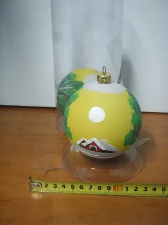 bombki 2szt. 10cm  nietłukące