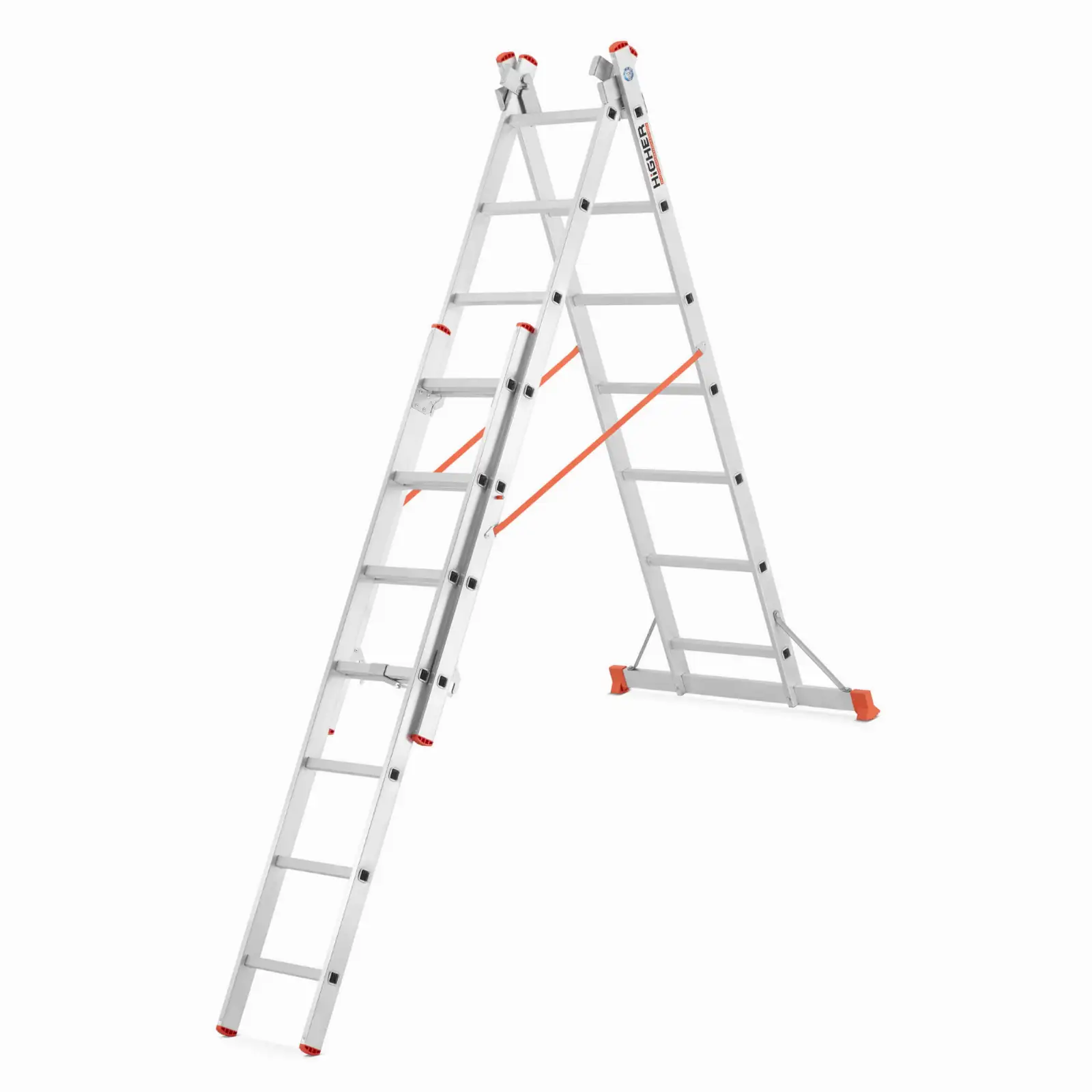 Drabina aluminiowa profesjonalna wielofunkcyjna HIGHER 3x7 seria 73PRO — 9